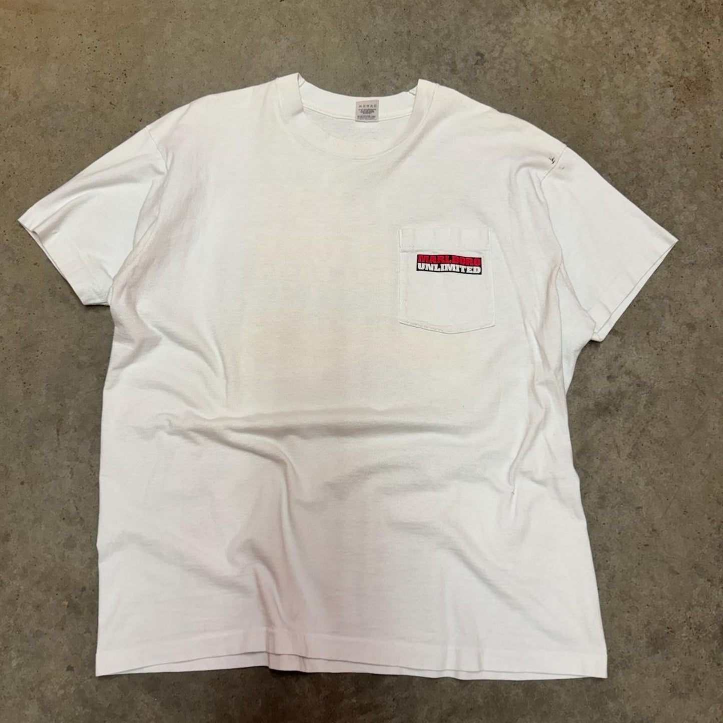 Vintage marlboro tee damage shown