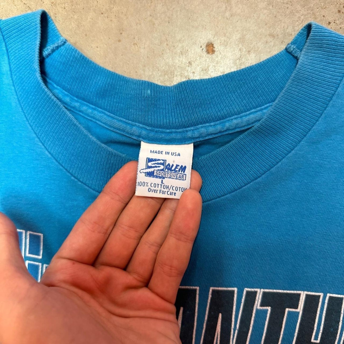 Vintage carolina panthers tee salem