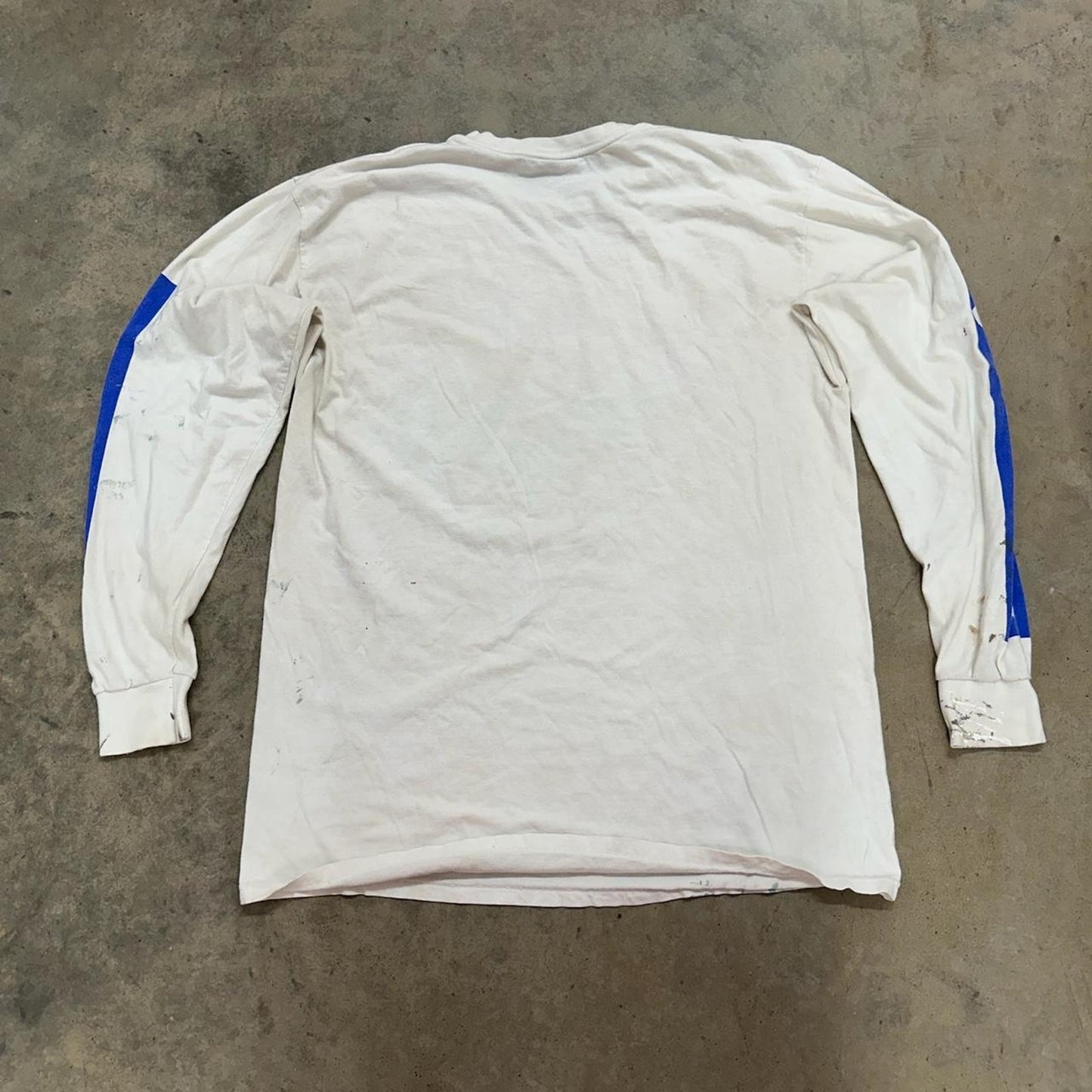 Stussy international tee distressing shown