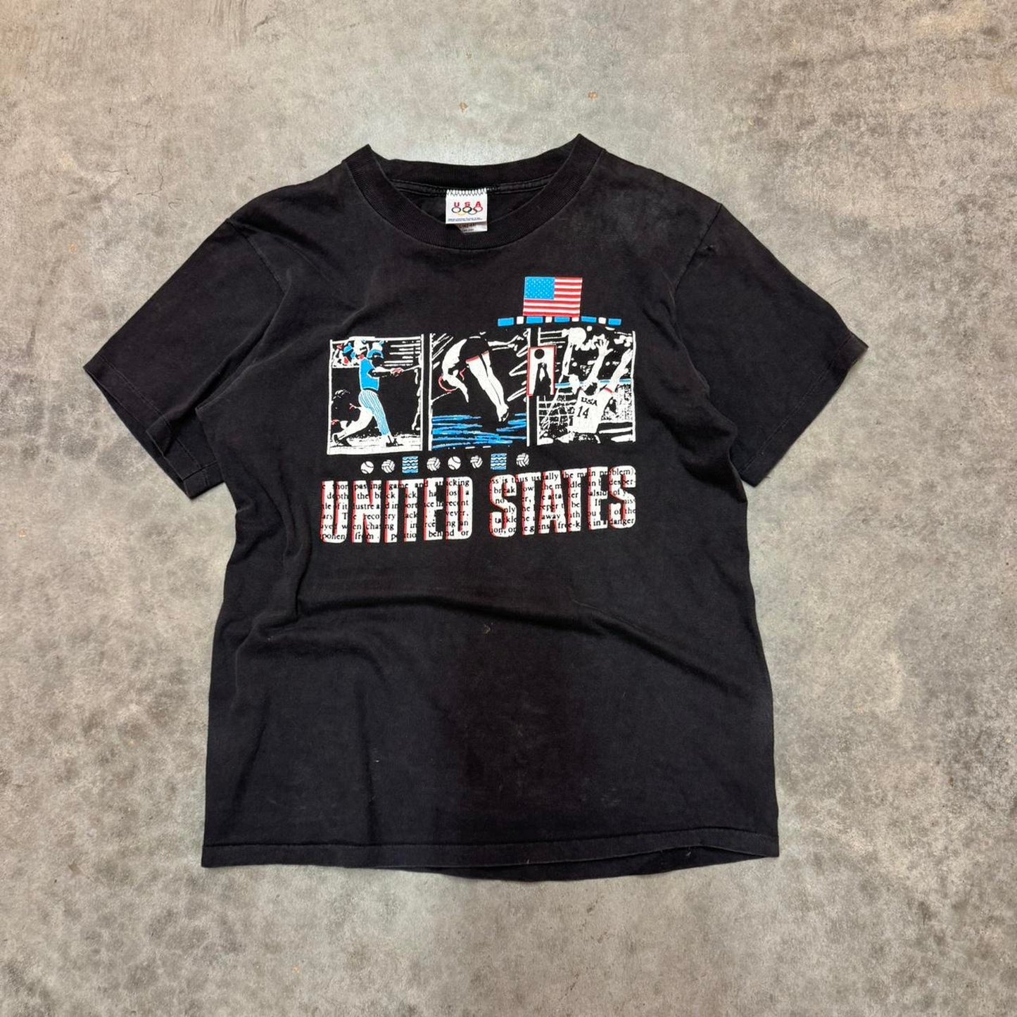 United states olympic tee oneita