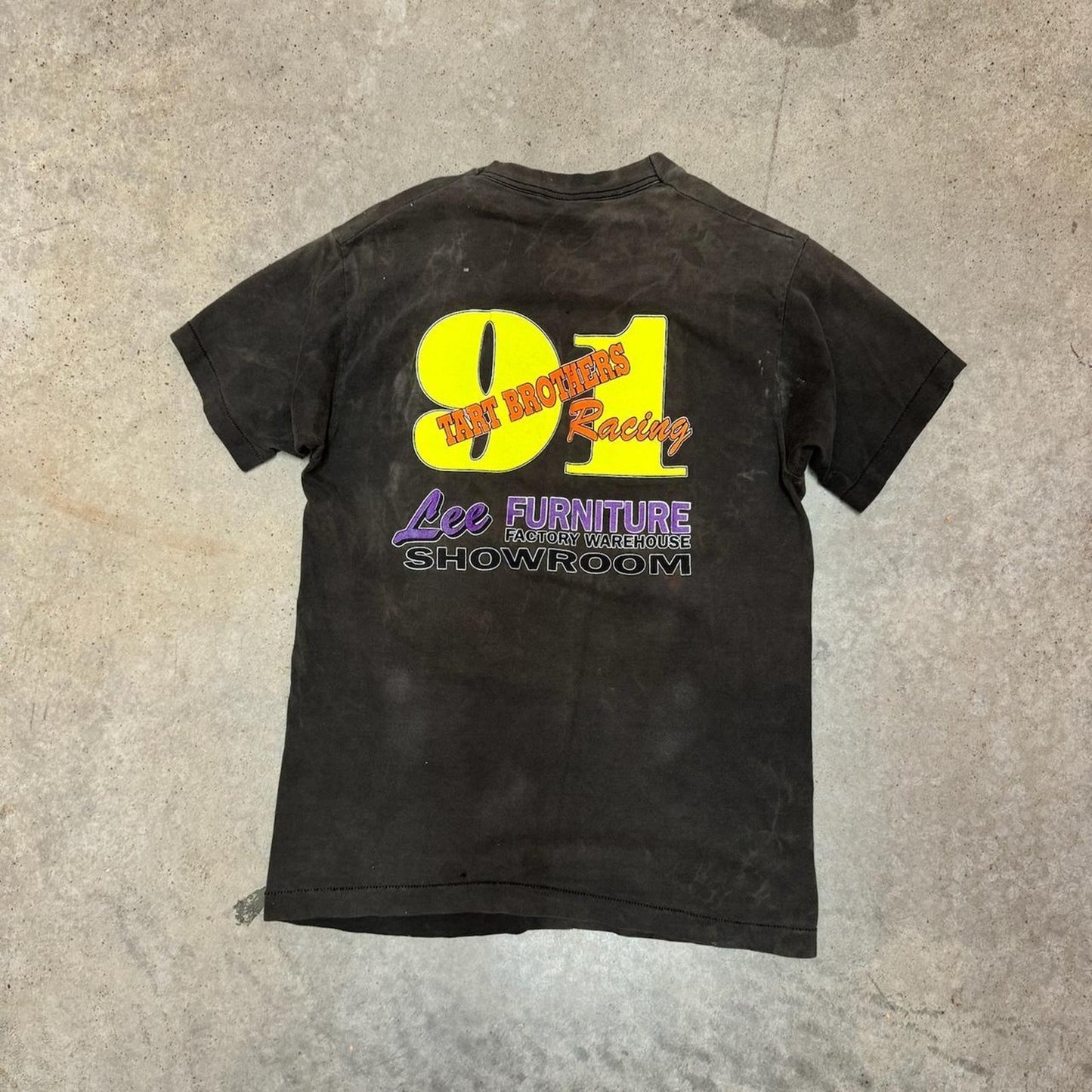 Vintage western racing tee holes