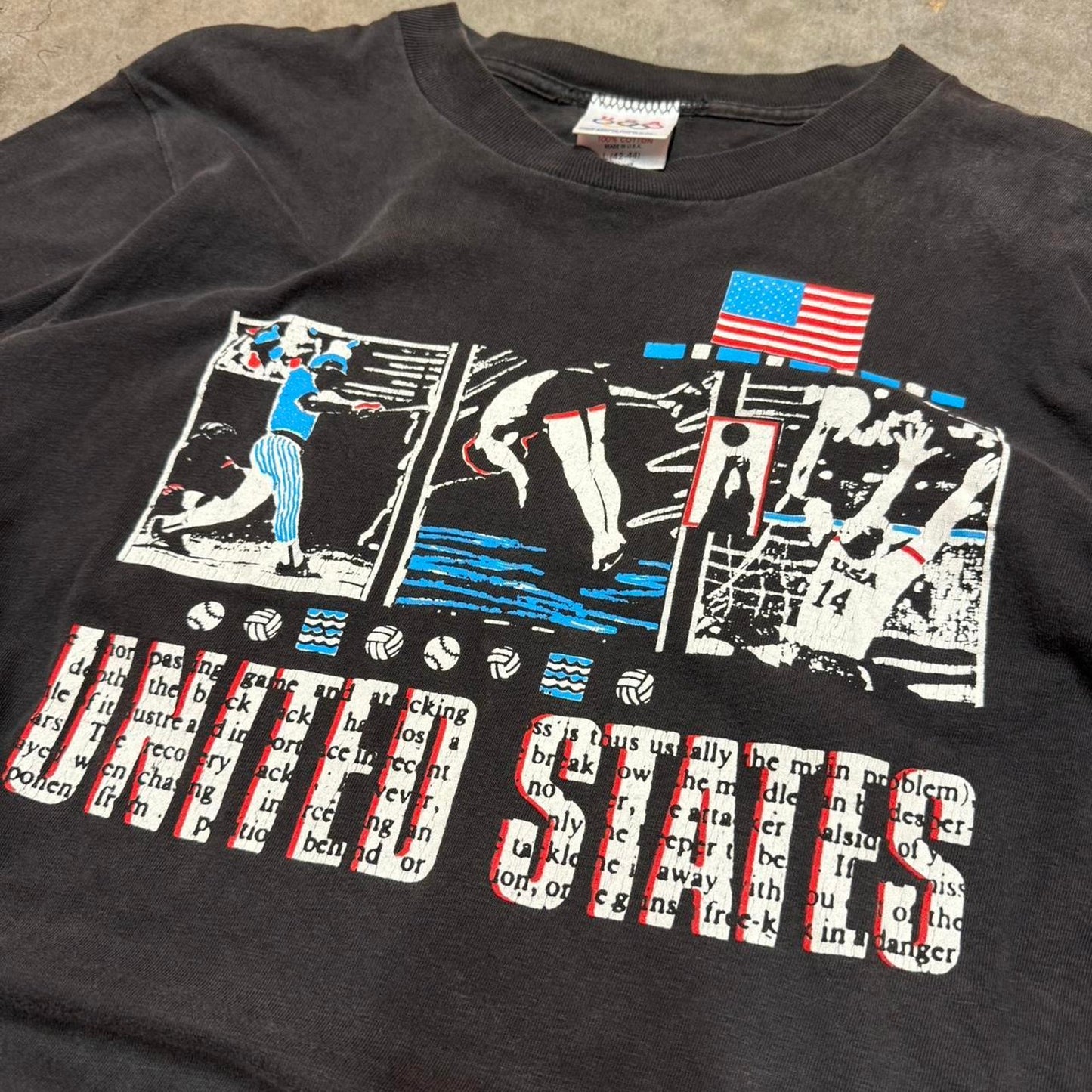 United states olympic tee oneita