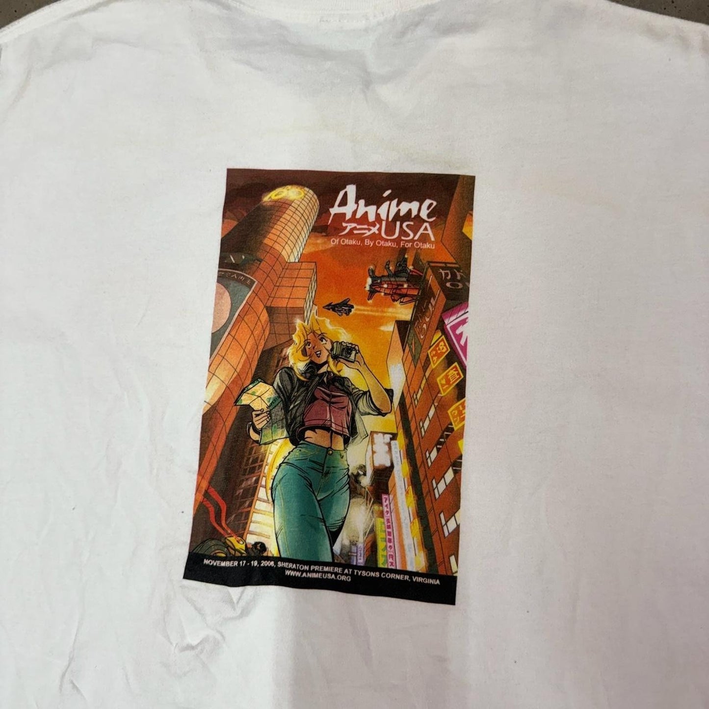 Anime usa tee damage shown