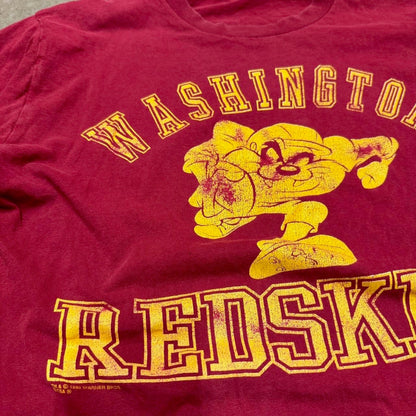 Distressed taz washington redskins tee