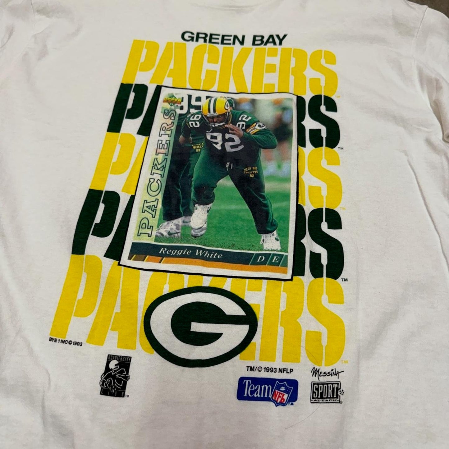 1993 green pay packers reggie