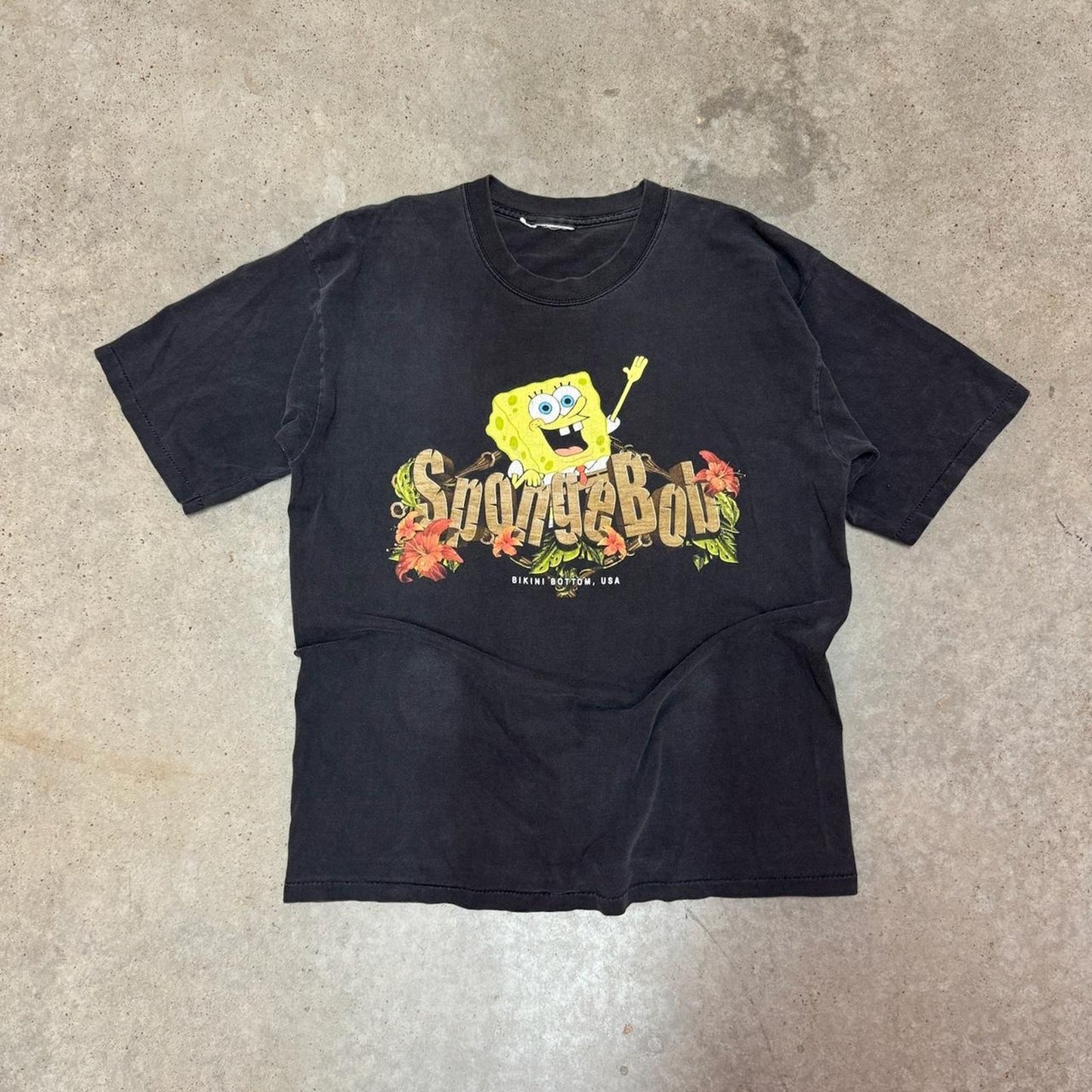 Spongebob squarepants single stitch tee