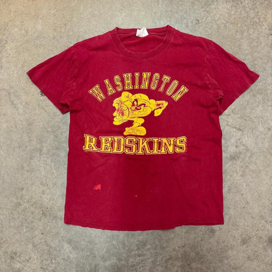 Distressed taz washington redskins tee