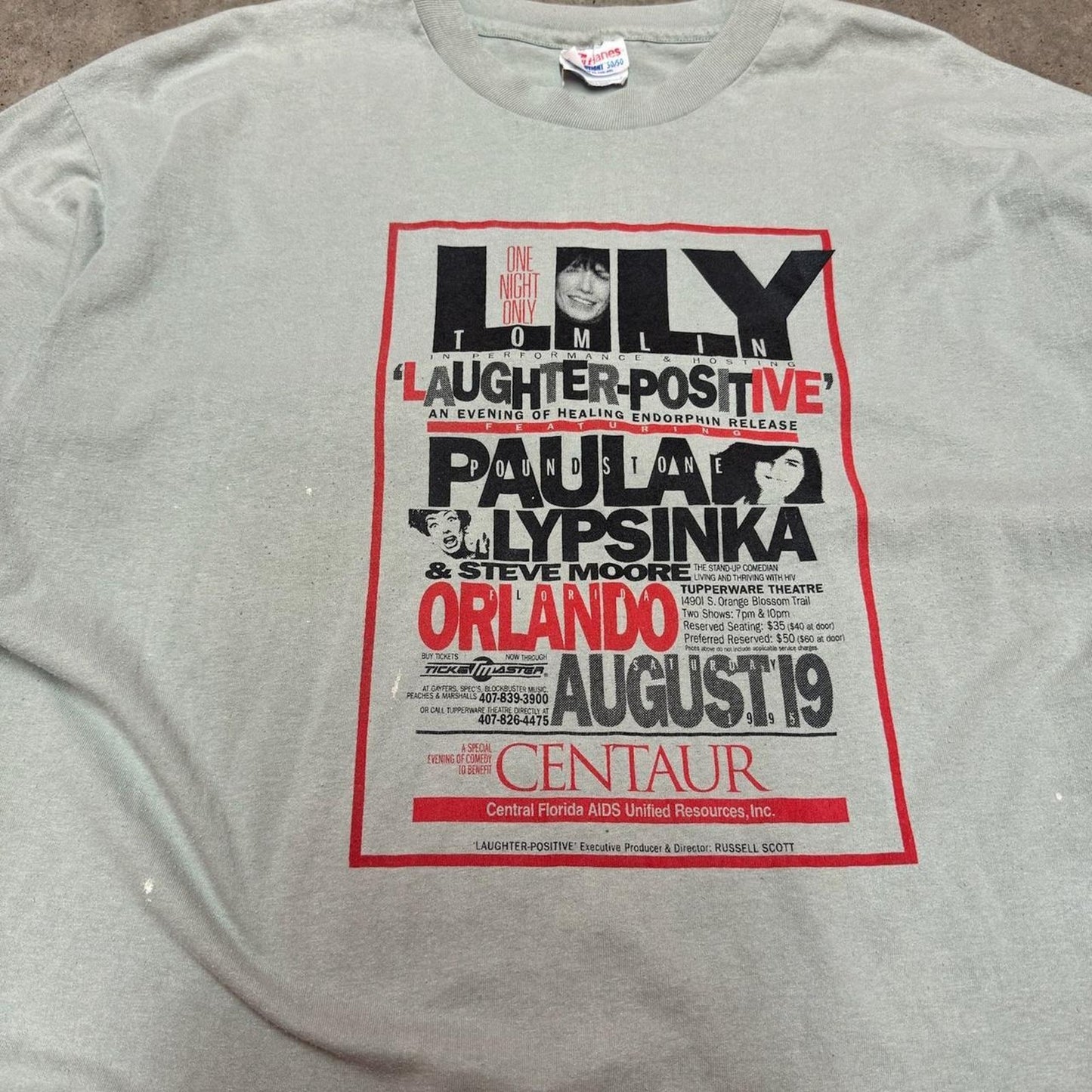 Lily tomlin vintage tee condition