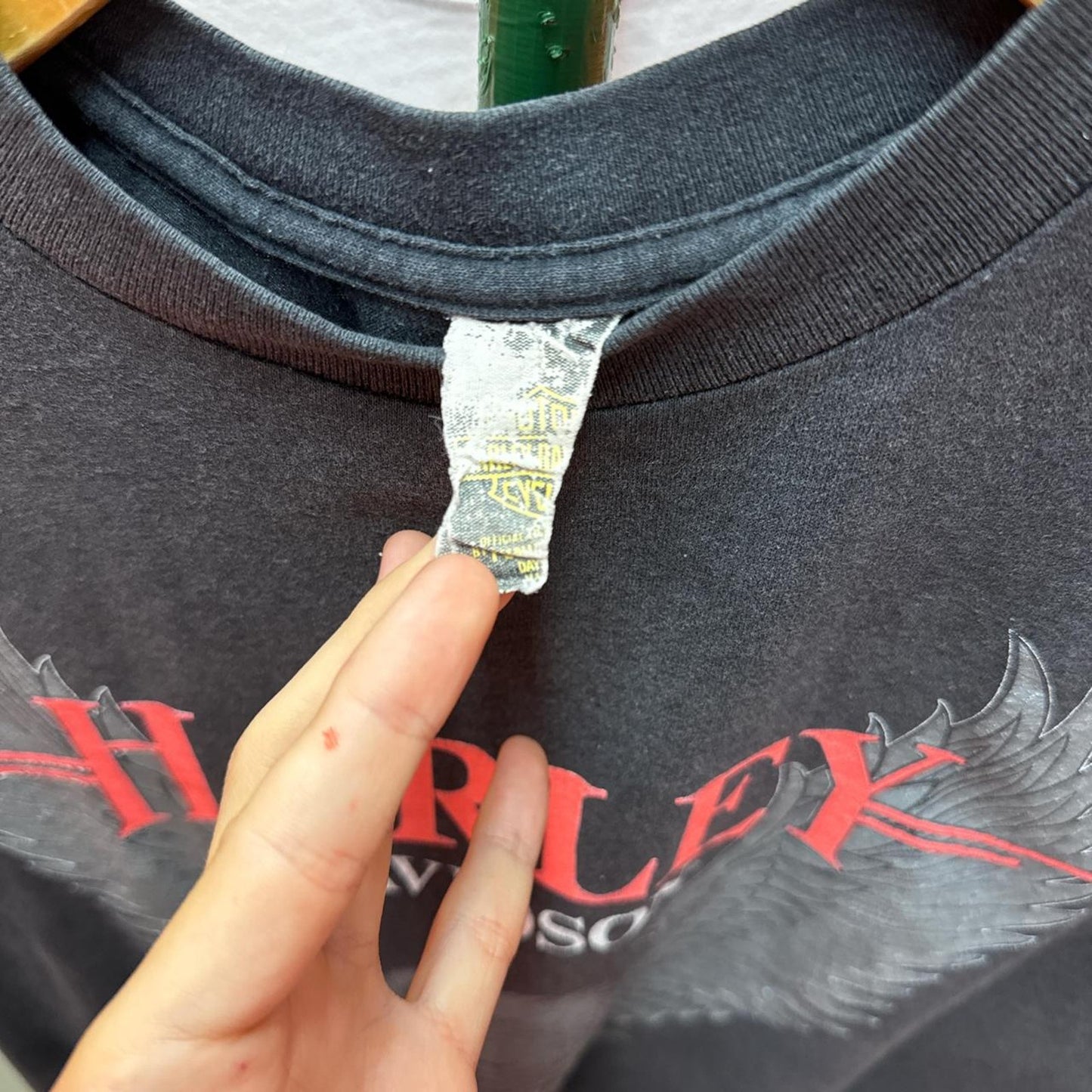 Old school harley tee