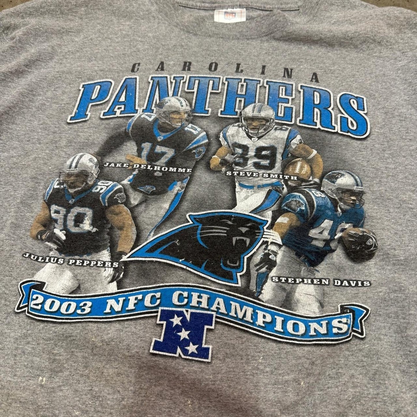 2003 panthers nfc champs tee