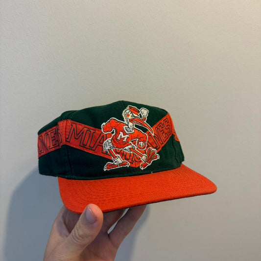 Miami hurricanes vintage hat 2