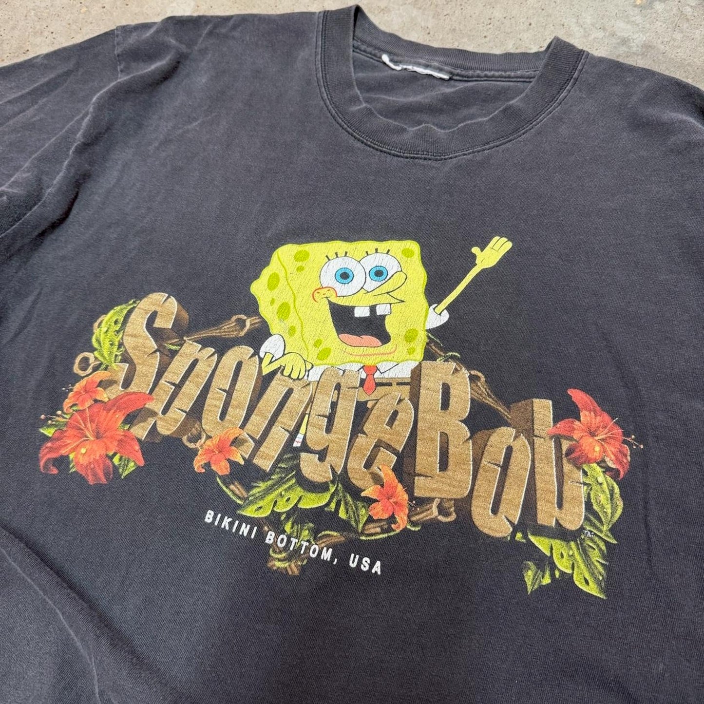Spongebob squarepants single stitch tee