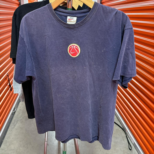 90s nike basketball tee stains