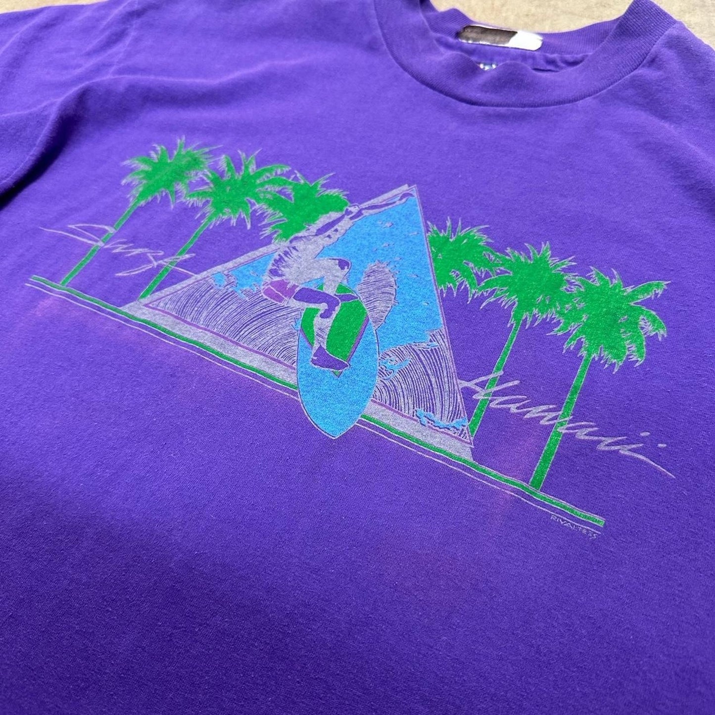 80s vintage hawaii surf tee