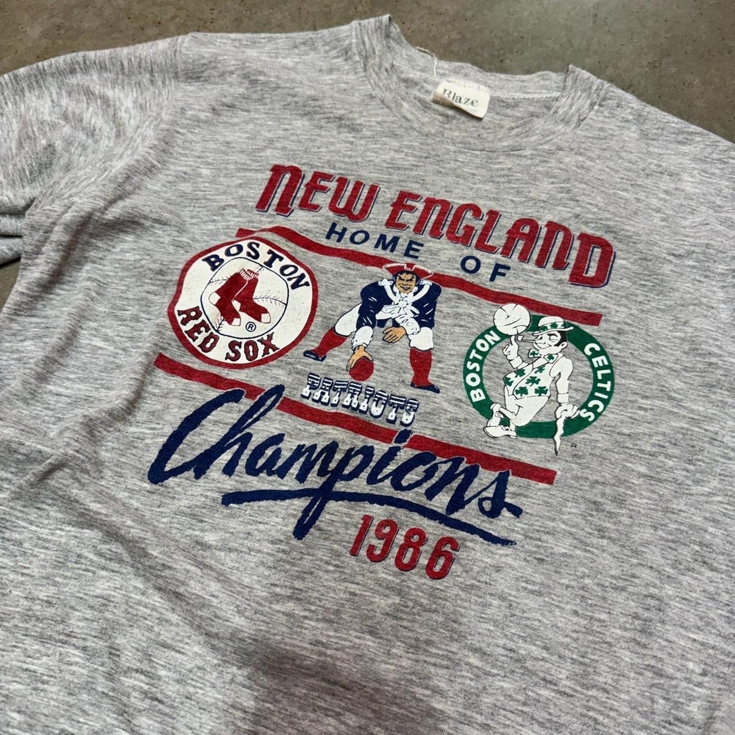 Boston sports vintage tee boston